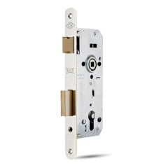 Kale Kilit 152 R Nikel Silindirli Dış Kapı Kilidi Oval - 40 mm