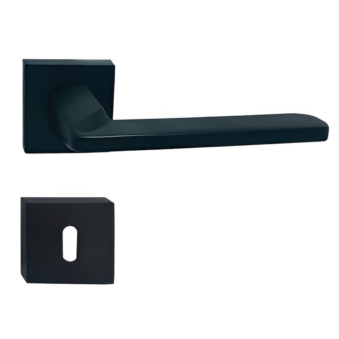 Doğanlar Radya Rozetli Kapı Kolu Matsiyah - Oda Kapısı