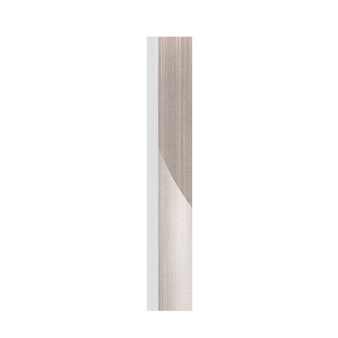 Roma Akrilik Çift Renk Pvc Kenarbant 100 Metre Gri - Beyaz - 0,80*22 mm