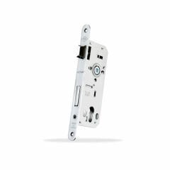 Metlox 40x23 mm Oval Krom Kilit Sistemleri Silindirli Yale Dış Kapı Kilidi