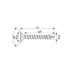 Spax Paslanmaz Yıldız Vida 3.5 x 30 mm - 10 Adet