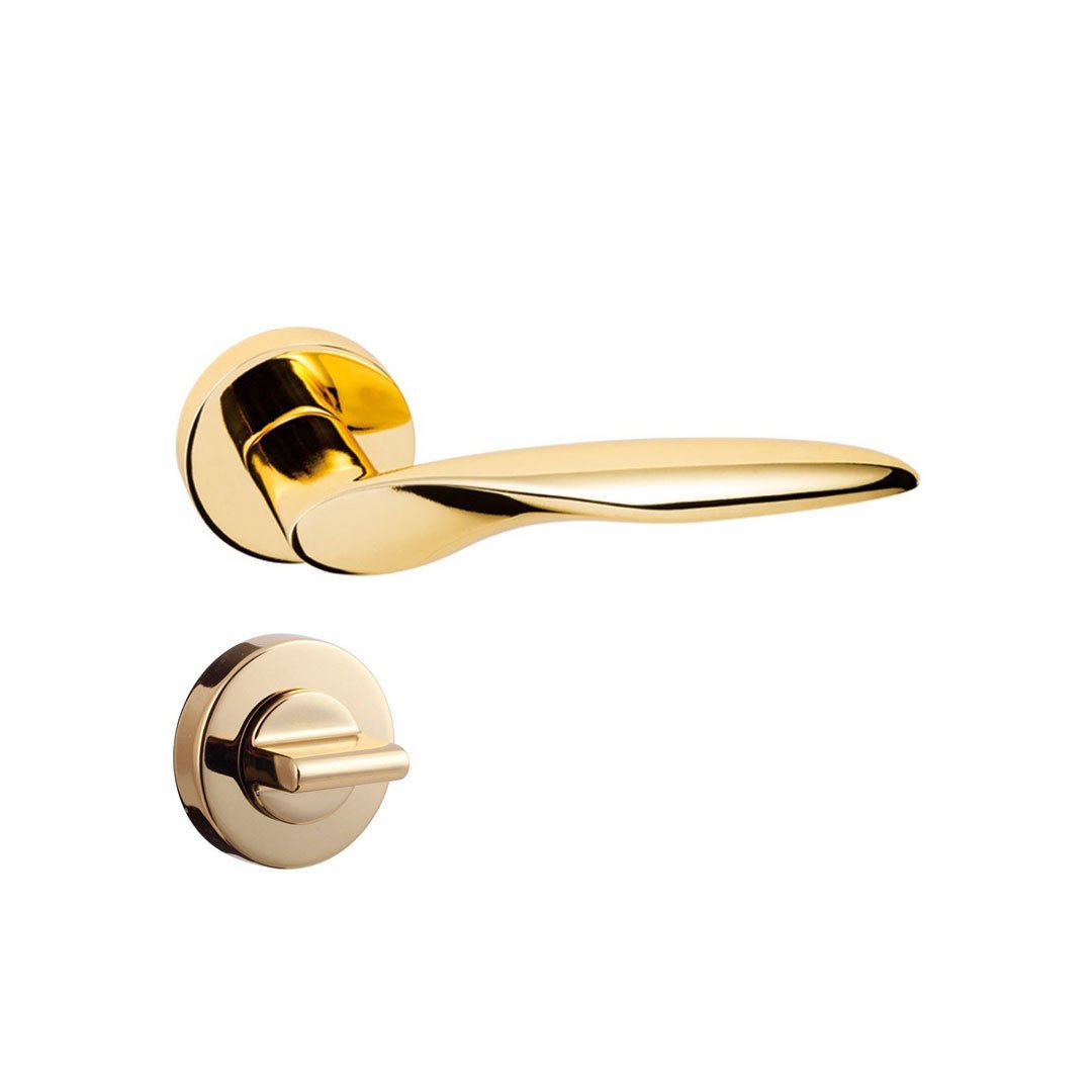 System Mımas GL Yuvarlak Rozetli Kapı Kolu Wc Kapısı