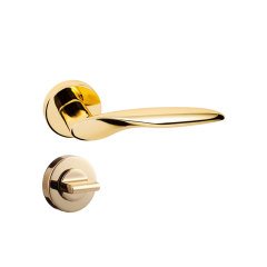 System Mımas GL Yuvarlak Rozetli Kapı Kolu Wc Kapısı