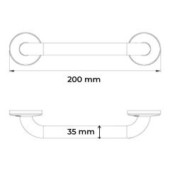 Duxxa Küvet Tutamağı 20 cm