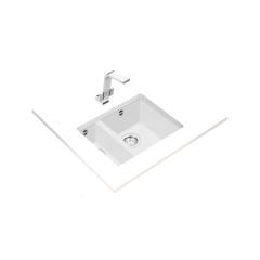 Teka Square 2B 760-560 Tg Granit Evye Beyaz-560 Tg