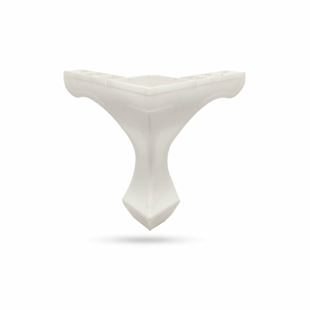 Mesir Lükens Mobilya Ayak 13 cm Beyaz