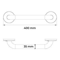 Duxxa Küvet Tutamağı 40 cm