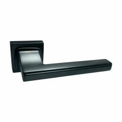 Doğanlar Techno Rozetli Kapı Kolu Matsiyah - Wc Kapısı