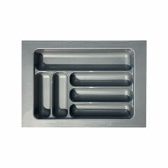 Starax Plastik Çekmece İçi Kaşıklık 2283-G / Gri - 34 x 49 cm