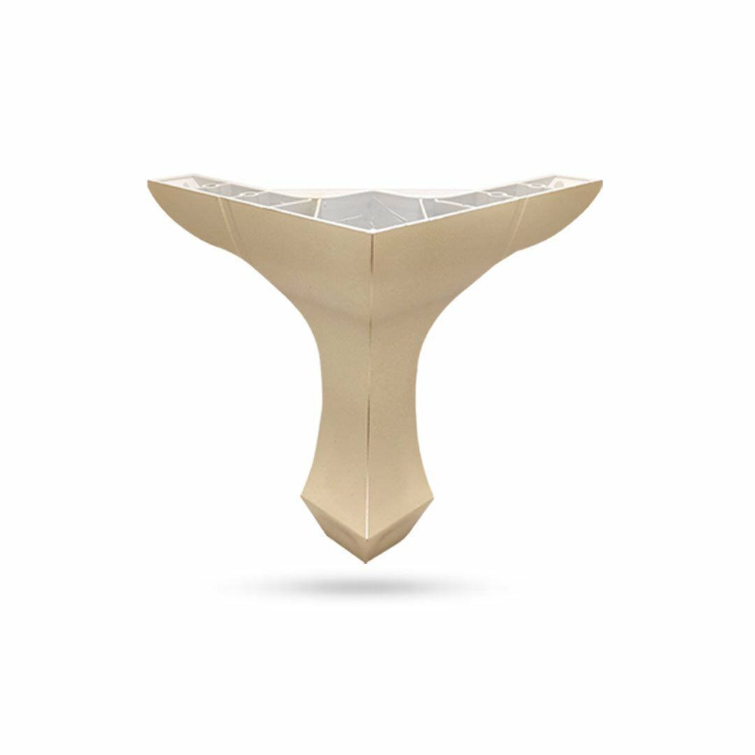 Mesir Lükens Mobilya Ayak 13 cm Krem