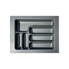 Starax Plastik Çekmece İçi Kaşıklık 2284-G / Gri - 39 x 49 cm