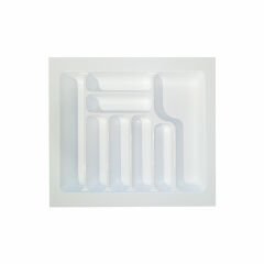 Starax Plastik Çekmece İçi Kaşıklık 2287-W / Beyaz - 54 x 49 cm