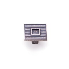 System SY 4410 Mobilya Kulp Antik Gümüş - Düğme 8 mm