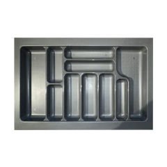 Starax Plastik Çekmece İçi Kaşıklık 2289-G / Gri - 74 x 49 cm
