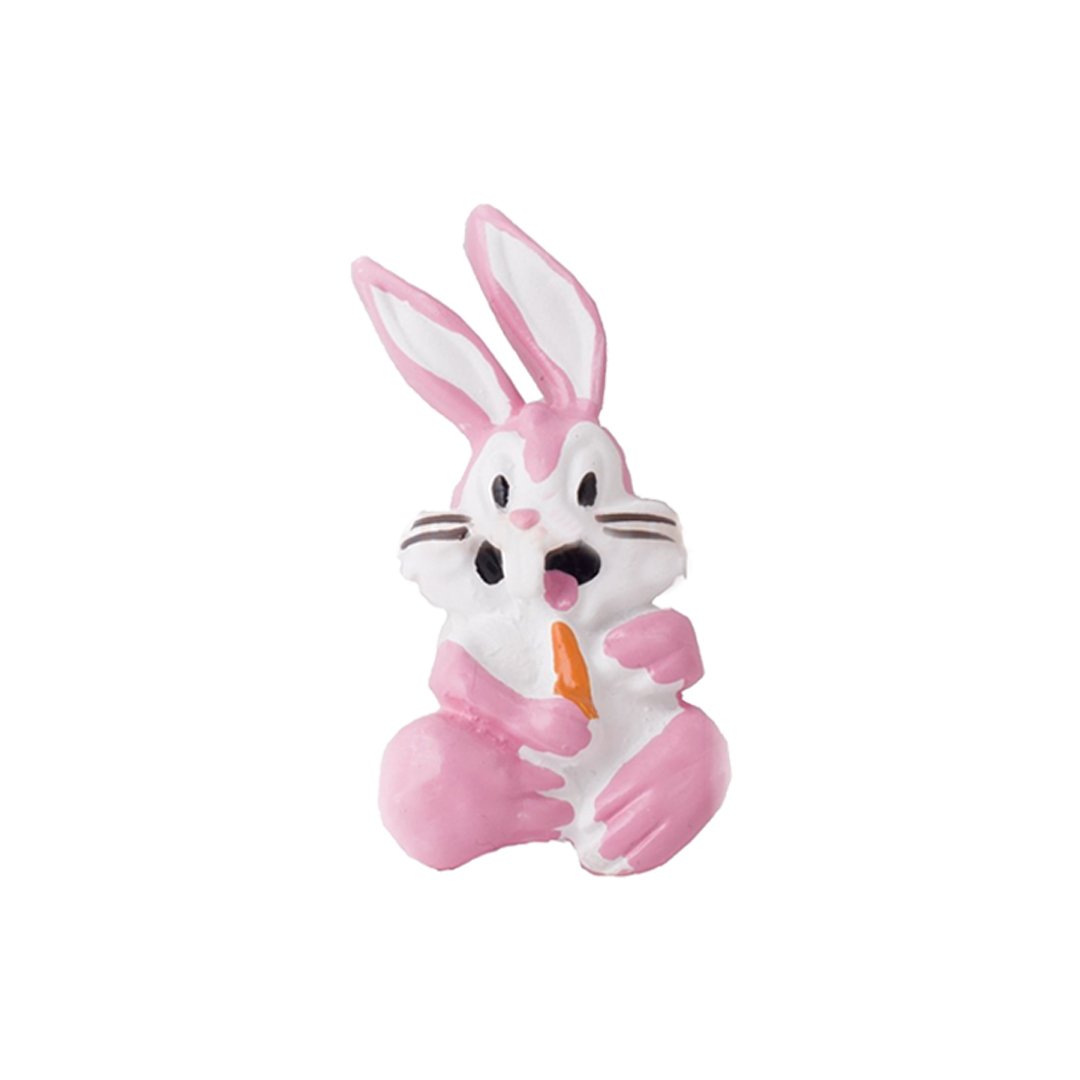Tavşan Bugs Bunny Çocuk Odası Mobilya Kulp Pembe