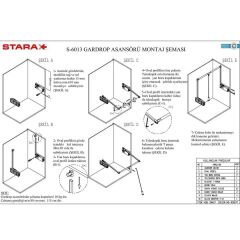Starax Gardrop Asansörü 6014 / Gri