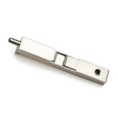 Gömme Kapı Sürgüsü Pirinç Saten - 8 cm
