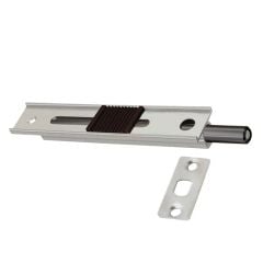 Gömme Kapı Sürgüsü Pirinç Saten - 8 cm