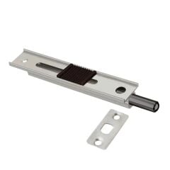 Gömme Kapı Sürgüsü Pirinç Saten - 10 cm