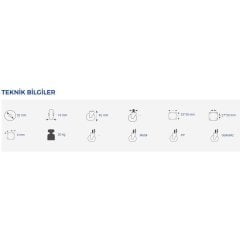 Hts Tablalı Mobilya Tekeri 339 - 32 mm için