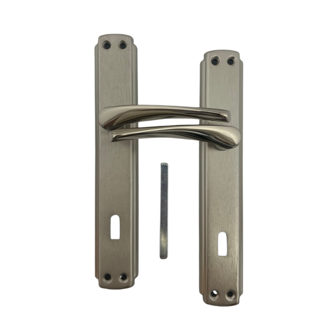 Hira Elif Bravo Nikel Saten Aynalı Kapı Kolu