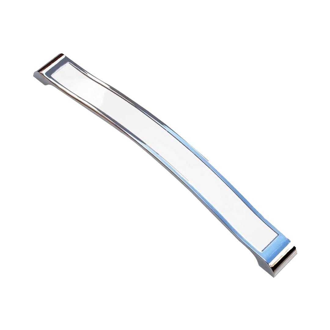 Metax Kida Mobilya Kulp Krom Beyaz - 128 mm