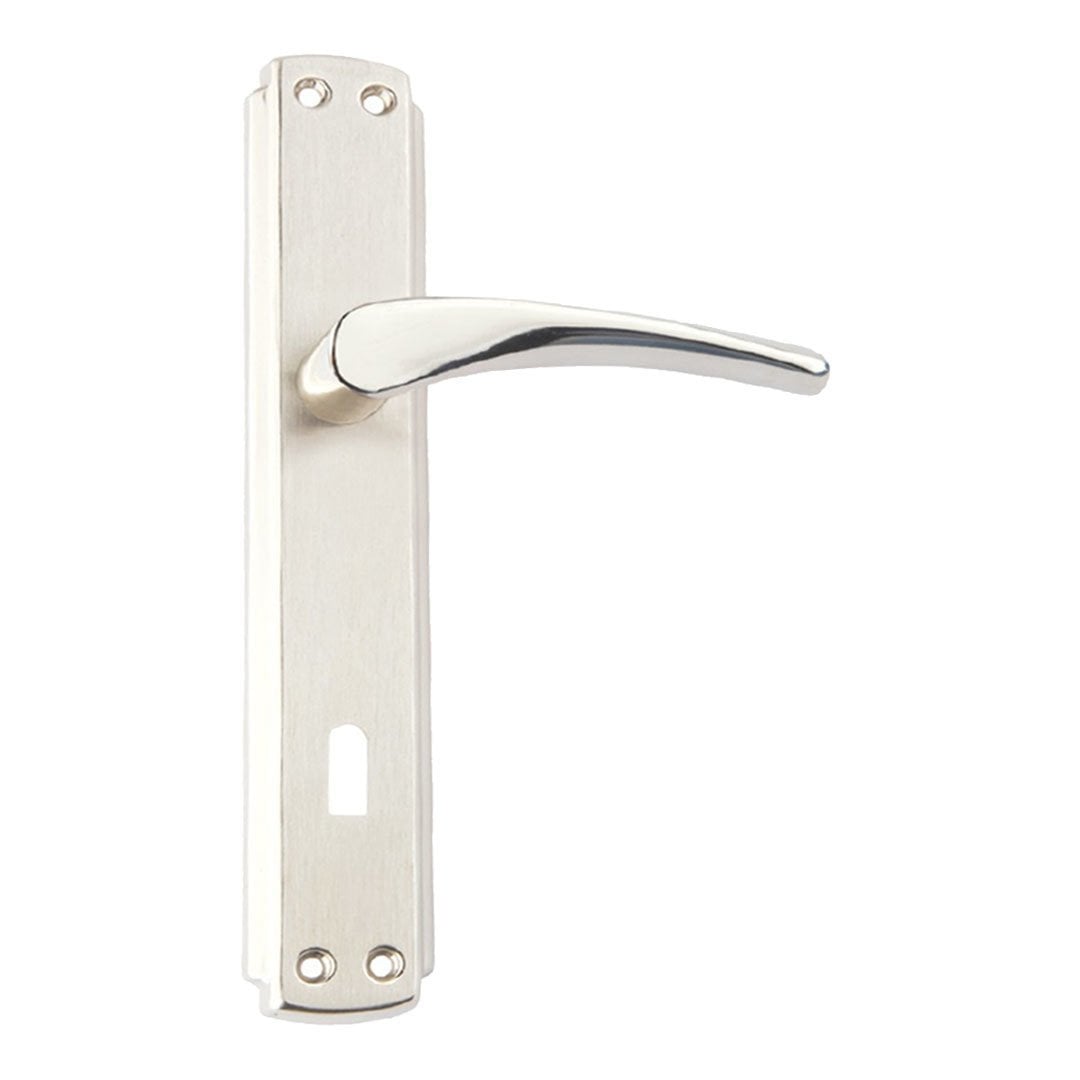 Hira Elif Bravo Nikel Saten Aynalı Kapı Kolu Oda Kapısı