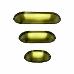 Dekor Çanak Tas Kulp Antik Sarı - 64 mm