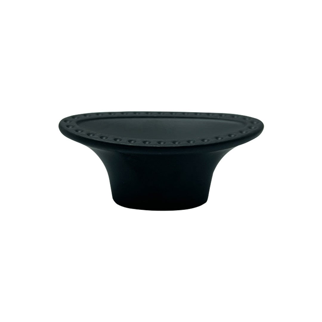 Metax Safran Mobilya Düğme Kulp Mat Siyah