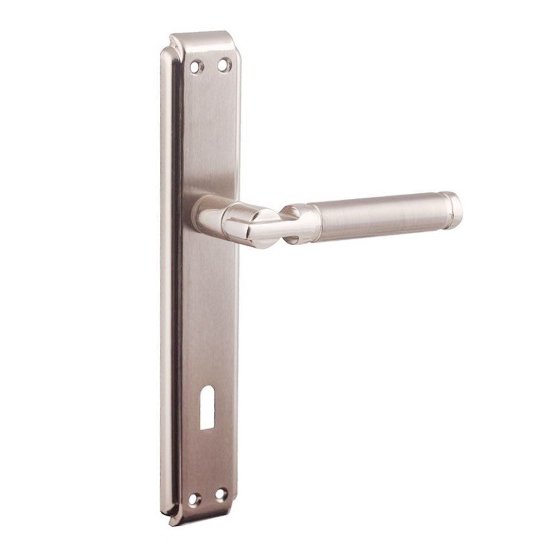 Hira Verda Nikel Saten Aynalı Kapı Kolu Oda Kapısı