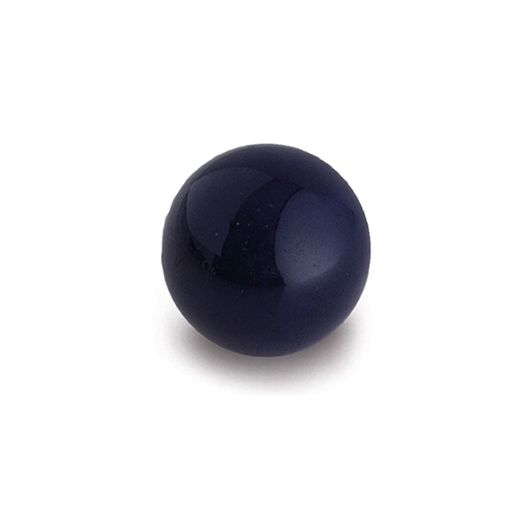 Tomurcuk Küçük Yuvarlak Porselen Çocuk Odası Mobilya Kulp Siyah