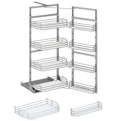 Starax 125 x 140 cm İkiz Kiler 1241 Ahşap Tabanlı / 45 cm