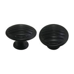 Venüs Düğme Mobilya Kulp Siyah