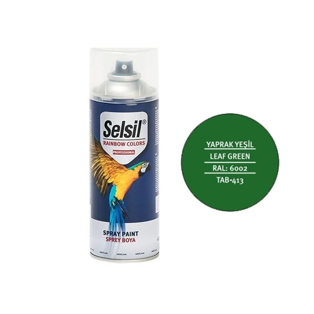 Selsil Rainbow 400 ml Sprey Boya Yaprak Yeşili