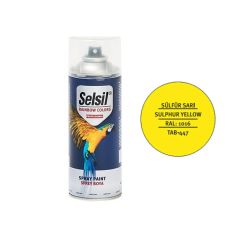 Selsil Rainbow 400 ml Sprey Boya Sülfür Sarısı