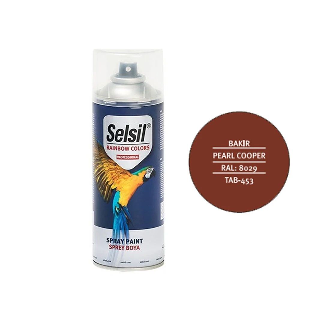 Selsil Rainbow 400 ml Sprey Boya Bakır