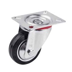 Hts Döner Başlı Tablalı Sanayi Tipi Teker Slb 12,5 cm