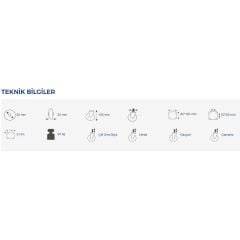 Hts Frenli Tablalı Sanayi Tipi Teker 15 cm