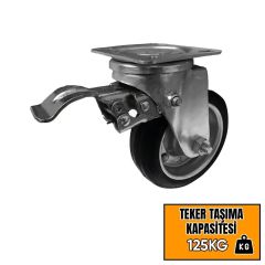 Hts Frenli Tablalı Sanayi Tipi Teker 15 cm