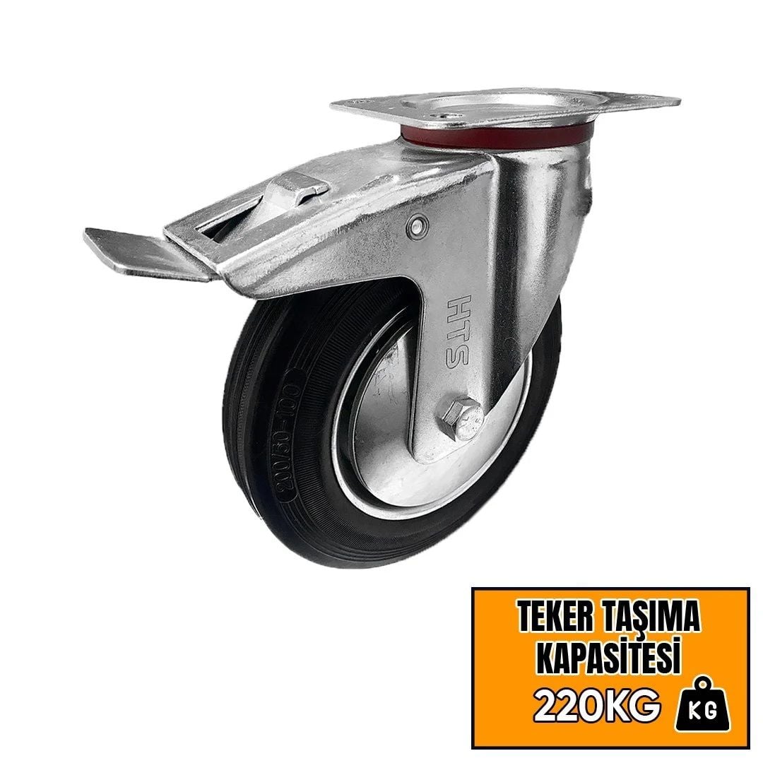 Hts Frenli Tablalı Sanayi Tipi Teker 20 cm