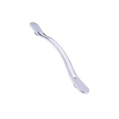 Nobel Sümer Mobilya Kulp 128 mm Krom Beyaz