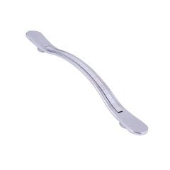 Nobel Sümer Mobilya Kulp 128 mm Krom Beyaz