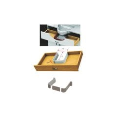 Mesan Gider Kapama Plastiği Gri - 9 cm