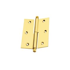 Alüminyum Memeli Okka Kapı Menteşesi Sarı-12 cm Sağ