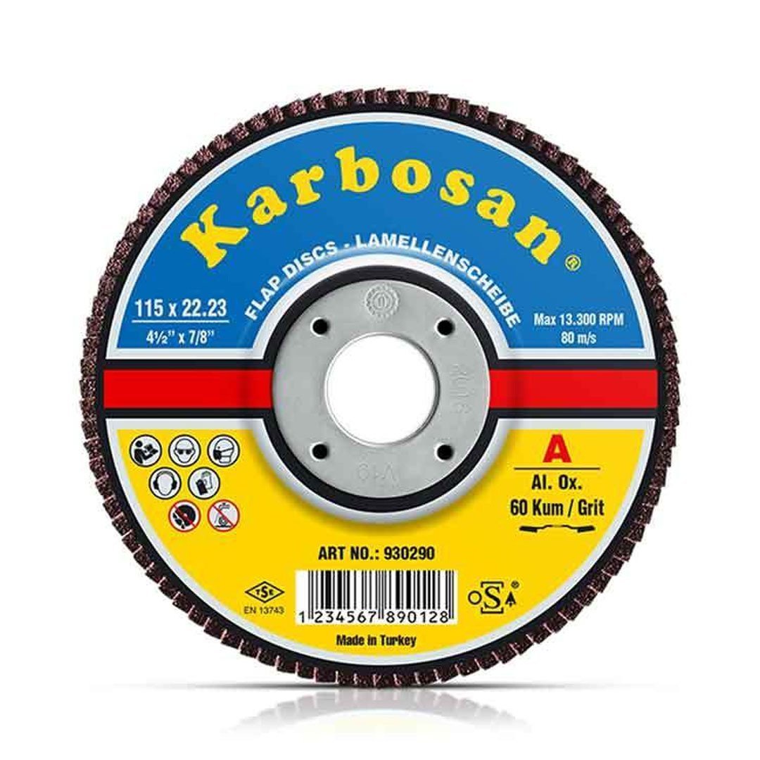 Flap Zımpara Karbosan 40 Kum 115 x 22 mm