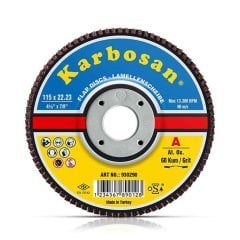 Flap Zımpara Karbosan 40 Kum 115 x 22 mm