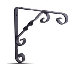 Decormate Burgulu Raf Ayağı Beyaz - 20 cm