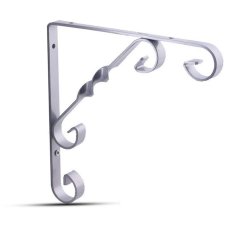 Decormate Burgulu Raf Ayağı Gri - 20 cm