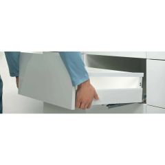 Blum Antaro Gri Çekmece Rayı Bordürsüz - 35 cm