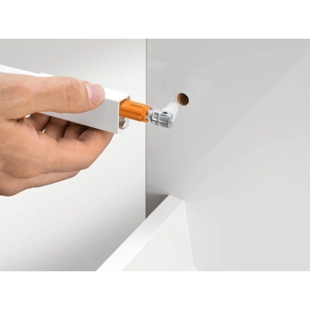 Blum Antaro Gri Çekmece Rayı Tek Bordürlü Alçak - 40 cm